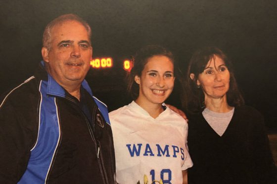 Lauren with her Dad, Paul and Mom, Helene